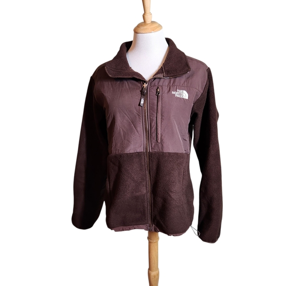 The North Face Women's Brown Polartec Jacket Fleece, Sz Lg - Picture 1 of 13